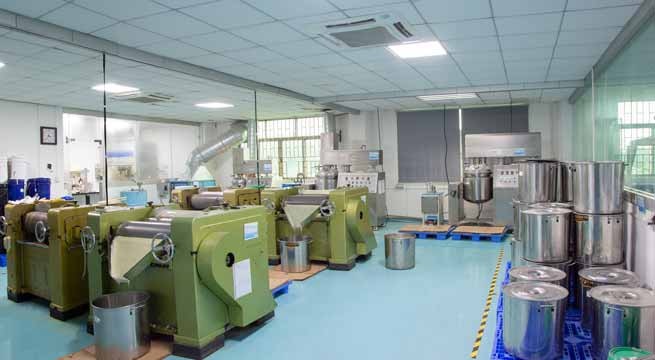 助焊膏生產(chǎn)車間